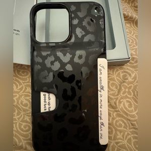 Black Cheetah Wallet Case